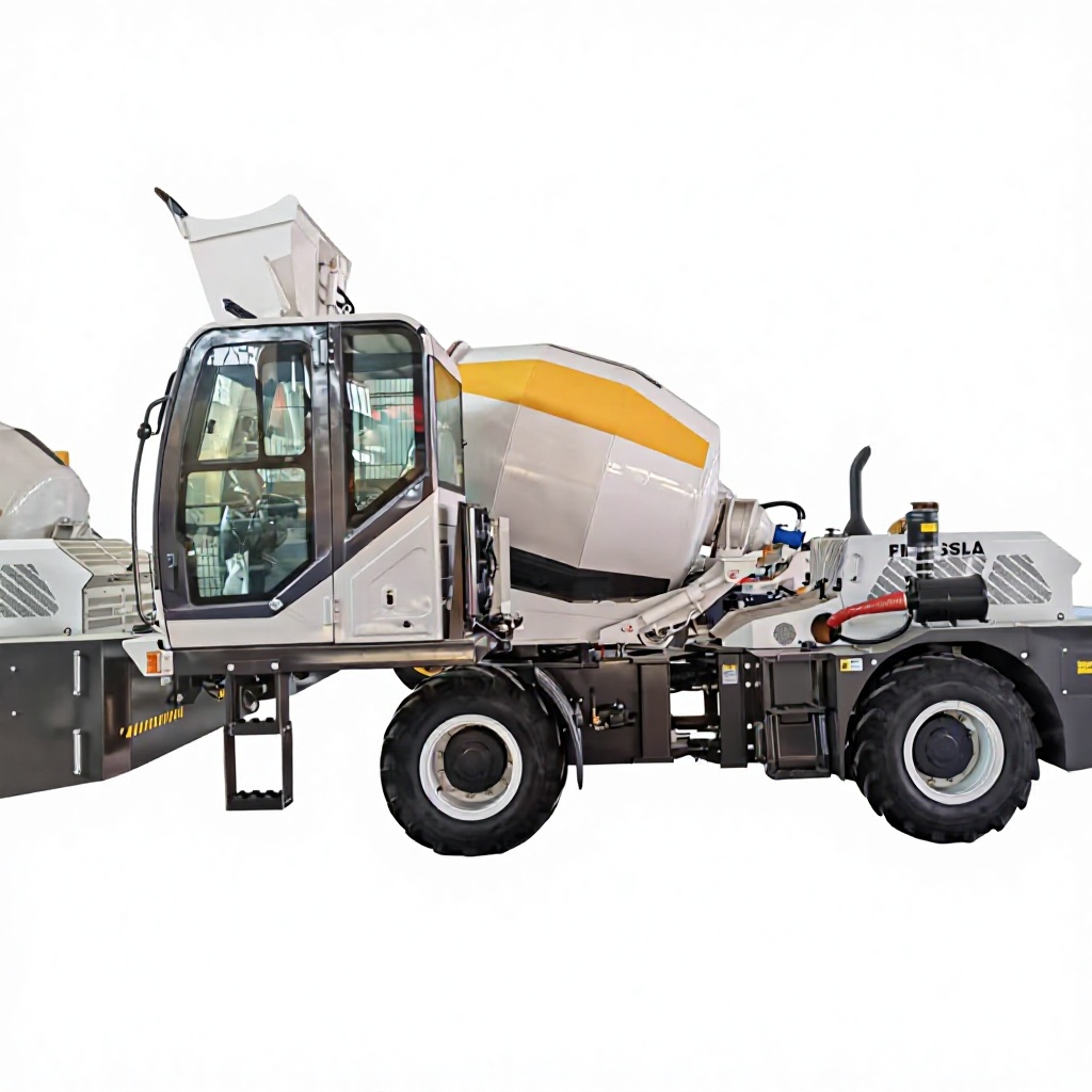 Heavy Equipment Mixer - 2.6m³ Kendinden Yüklemeli Beton Mikseri Kamyonu,