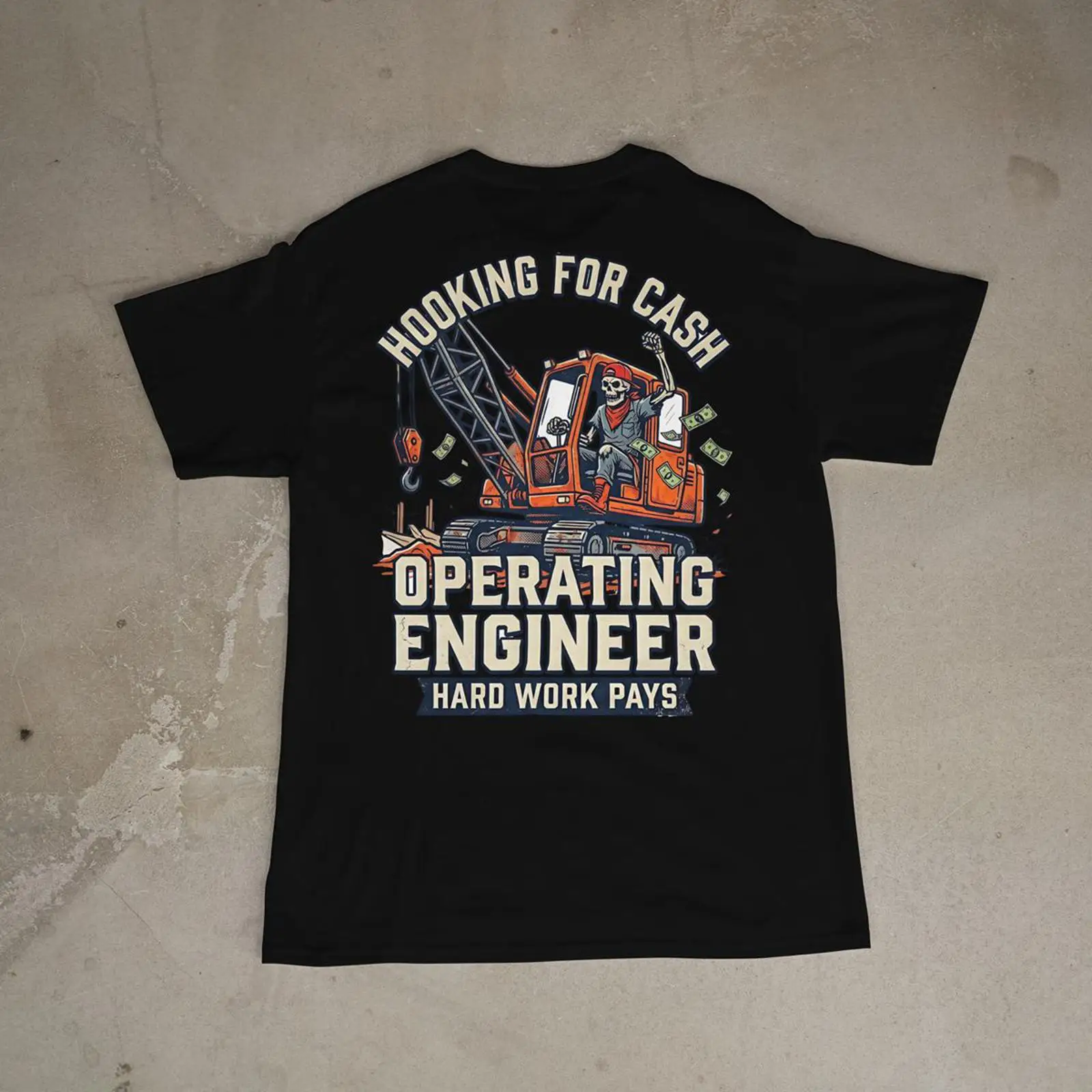 Heavy Equipment Engineer - Operatör Mühendisi Tişörtü amp quot Hooking